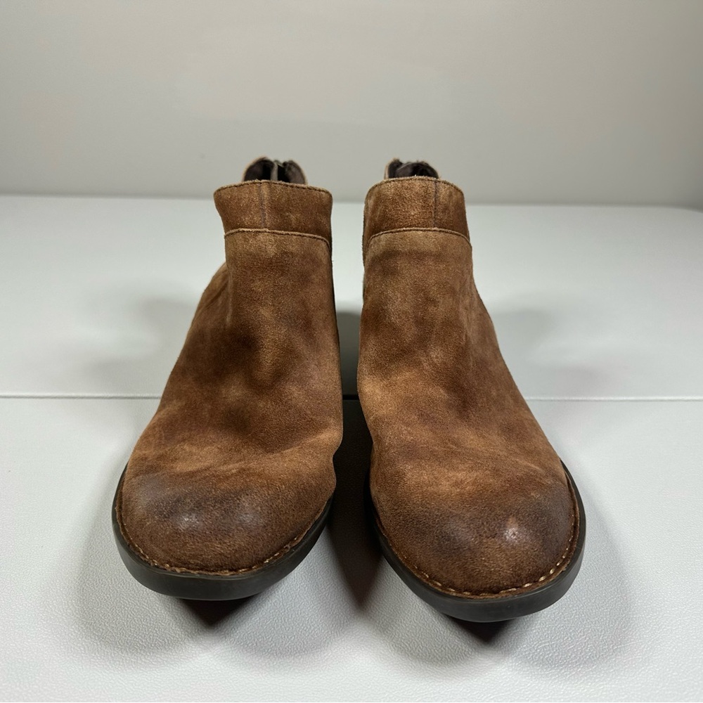 Born Kerri Distressed Suede Ankle Booties - Picture 3 of 10